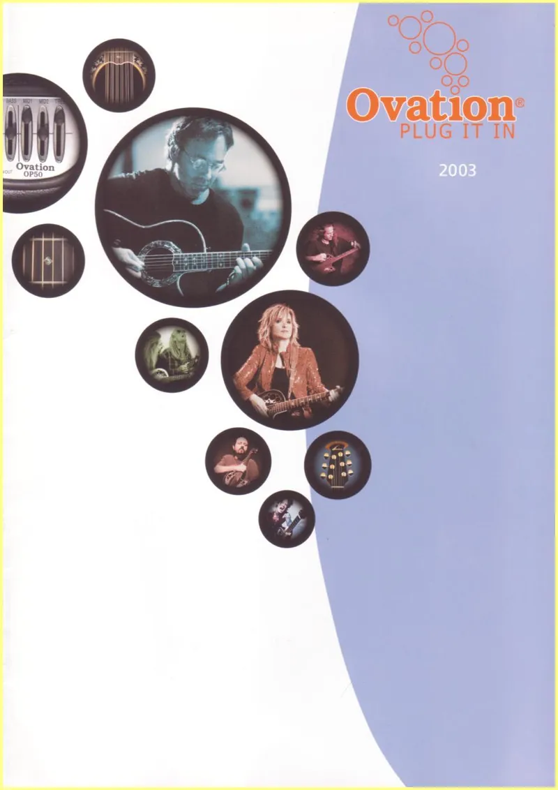 Ovation Guitars 40th Anniversary USA Catalog - LX Series | Ovation Tribute