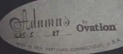 Adamas 1685-5 Label | Ovation Tribute